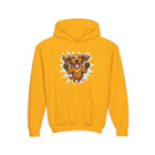 Happy Dachshund Illustration Hoodie | Kids Pullover Sweatshirt