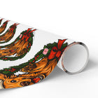 Festive Golden Retriever Wrapping Papers for Christmas - Holiday Gift Wrap, Christmas, Eco-Friendly, Unique Golden Designs