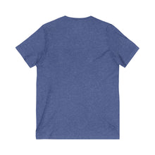 Load image into Gallery viewer, Playful Siberian Husky Dog Graphic V-Neck Tee, Fun Pet Apparel, Gifts for Dog Lovers, Casual Outfit, Birthday Present