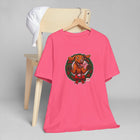 Festive Vizsla Dog Wreath T-Shirt | Unisex Jersey Tee, Holiday Apparel, Dog Lover Gifts, Christmas Shirt, Pet-Themed Fashion