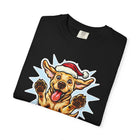 Christmas Yellow Labrador Retriever Dog T-shirt, Unisex Holiday Tee, Pet Lover Gift, Festive Animal Shirt, Funny Canine Apparel