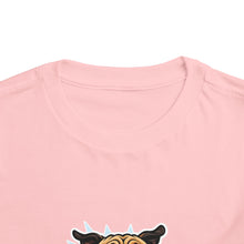 Load image into Gallery viewer, Toddler Tee — Playful Jumping Pug Graphic Shirt for Kids