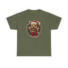 Load image into Gallery viewer, Christmas Yorkie Dog T-Shirt, Holiday Pet Tee, Unisex Graphic Tee, Cute Dog Lover Gift, Santa Dog Shirt, Christmas Apparel