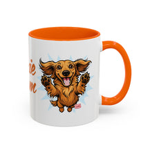 Load image into Gallery viewer, Doxie Mom Mug | Accent Coffee Mug 11oz, Dachshund Mom Ceramic