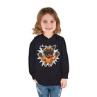 Adorable Toddler Fleece Hoodie with Playful Pug Design, Kids Pullover, Cute Dog Sweater, Pet Lover Gift, Cozy Toddler Apparel