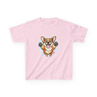 Happy Jumping Corgi Kids T-Shirt