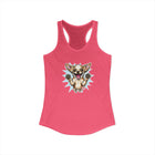 Chihuahua Racing Tank, Dog Lover Graphic Tee, Happy Pet Sleeveless Shirt, Excited Chiwawa Top, Dog Print Workout Singlet