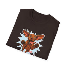 Load image into Gallery viewer, Vizsla Dad Shirt Men, Happy Vizsla Puppy T-Shirt, Excited Running Vizsla Mens Tee, Welcome Home Dog Shirt, Vizsla Lover Gift for Him