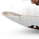 Reserved for the Chocolate Lab - Spun Polyester Square Pillow