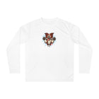 Red and White Border Collie Illustration Long Sleeve Shirt | Dog Art