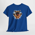 Playful Pug Unisex Tee - Fun Pet Lover T-Shirt, Gift for Dog Owners, Casual Attire, Animal Enthusiast Apparel, Cute Graphic Tee