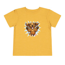 Load image into Gallery viewer, Toddler Tee - Joyful Jumping Dachshund Puppy Graphic