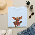 Happy Vizsla Puppy T-Shirt | Cute Running Vizsla Dog Tee