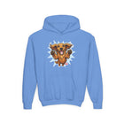 Happy Dachshund Illustration Hoodie | Kids Pullover Sweatshirt