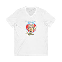 Load image into Gallery viewer, Emotional Support Human - Golden Retriever - Bella Womens V-Neck