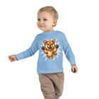 Shiba Inu Puppy Toddler Long Sleeve Tee | Cute Jumping Dog Kids Shirt