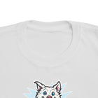 Happy Jumping Husky Toddler Tee | Cute Dog Paw Print