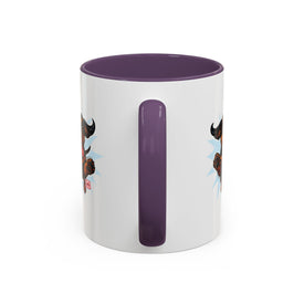 Dachshund Jumping Dog Accent Coffee Mug Cute Wiener Dog Gift (11oz)