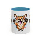 Corgi Coffee Mug - Cute Happy Corgi Accent Mug (11oz)