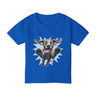 Happy Jumping Weimaraner Dog Toddler T-shirt | Playful Puppy Illustration