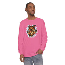 Load image into Gallery viewer, Happy Collie Dog Design Long Sleeve T-Shirt for Dog Lovers