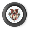 Happy Border Collie Catch Illustration Frisbee | Dog Disc, Outdoor Play