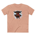 Playful Excited Dachshund Dog Leaping to Greet You - 100% Combed Cotton T-Shirt