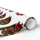 Festive German Shepherd Puppy Wrapping Papers for Special Occasions, Holiday Gift Wrap, GSD Lover Gift Wrap, Christmas Wrapping Paper