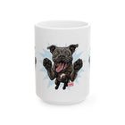 Ceramic Mug, Happy Cane Corso Dog, Coffee Mug, Dog Lover Gift, Pet Owner Present, Animal Ceramic Cup, Gift for Dog Parents