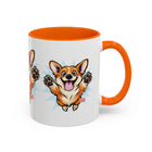 Corgi Coffee Mug - Cute Happy Corgi Accent Mug (11oz)