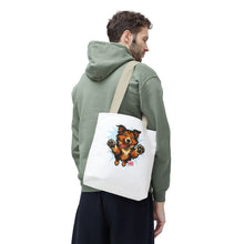 Load image into Gallery viewer, Cute Collie Dog Lover Tote Bag, AOP Dog Art Bag, Pet Owner Gift, Collie Lover Tote, Summer Beach Bag, Gifts for Dog Lovers
