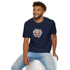 OMG Red Nose Pitbull Unisex Softstyle Shirt - A Happy and Excited Pit Bull on a High Quality Shirt for Dog Lovers