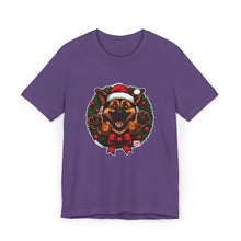 Load image into Gallery viewer, Christmas German Shepherd T-Shirt, Holiday Pet Shirt, Funny Animal Tee, Unisex Dog Lover Gift, Cute Christmas Apparel