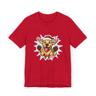 Funny Yellow Labrador Retriever Dog Christmas T-Shirt, Unisex Holiday Tee, Cute Pet Shirt, Dog Lover Gift, Santa Dog Design, Festive Apparel