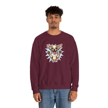 Load image into Gallery viewer, Chihuahua Splash Crewneck Sweatshirt  Cute Jumping Puppy Graphic