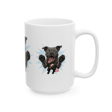 Load image into Gallery viewer, Ceramic Mug, Happy Cane Corso Dog, Coffee Mug, Dog Lover Gift, Pet Owner Present, Animal Ceramic Cup, Gift for Dog Parents