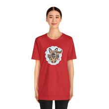 Load image into Gallery viewer, Happy German Shepherd Unisex Jersey Short Sleeve Tee