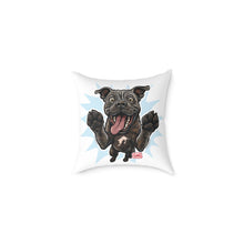 Load image into Gallery viewer, Happy Cane Corso Dog Canvas Pillow, Pet Decor, Dog Lover Gift, Fun Home Accent, Playful Throw Pillow