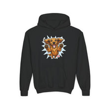Load image into Gallery viewer, Happy Dachshund Illustration Hoodie | Kids Pullover Sweatshirt