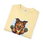 Playful Collie Dog Graphic T-Shirt, Unisex Pet Lover Tee, Casual Wear, Birthday Gift, Collie Lover Apparel, Graphic Tees for Dog Owners