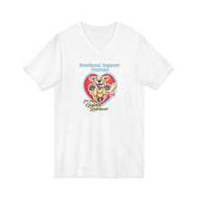 Load image into Gallery viewer, Emotional Support Human - Golden Retriever - Bella Womens V-Neck