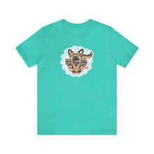 Load image into Gallery viewer, Happy German Shepherd Unisex Jersey Short Sleeve Tee