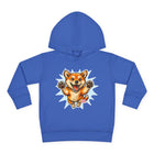 Toddler Hoodie — Playful Jumping Shiba Inu Puppy