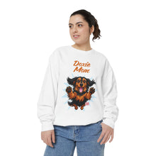 Load image into Gallery viewer, Dachshund Illustration Doxie Mom Sweatshirt | Doxie Dog Mom Crewneck