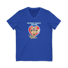 Load image into Gallery viewer, Emotional Support Human - Golden Retriever - Bella Womens V-Neck