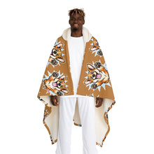 Load image into Gallery viewer, Hooded Sherpa Happy Leaping Corgi Fleece Blanket
