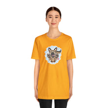 Load image into Gallery viewer, Happy German Shepherd Unisex Jersey Short Sleeve Tee