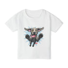 Happy Jumping Weimaraner Dog Toddler T-shirt | Playful Puppy Illustration