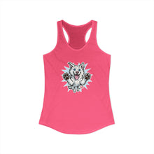 Load image into Gallery viewer, Women's Ideal Happy Husky Puppy Racerback Tank