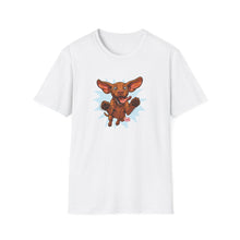 Load image into Gallery viewer, Vizsla Dad Shirt Men, Happy Vizsla Puppy T-Shirt, Excited Running Vizsla Mens Tee, Welcome Home Dog Shirt, Vizsla Lover Gift for Him